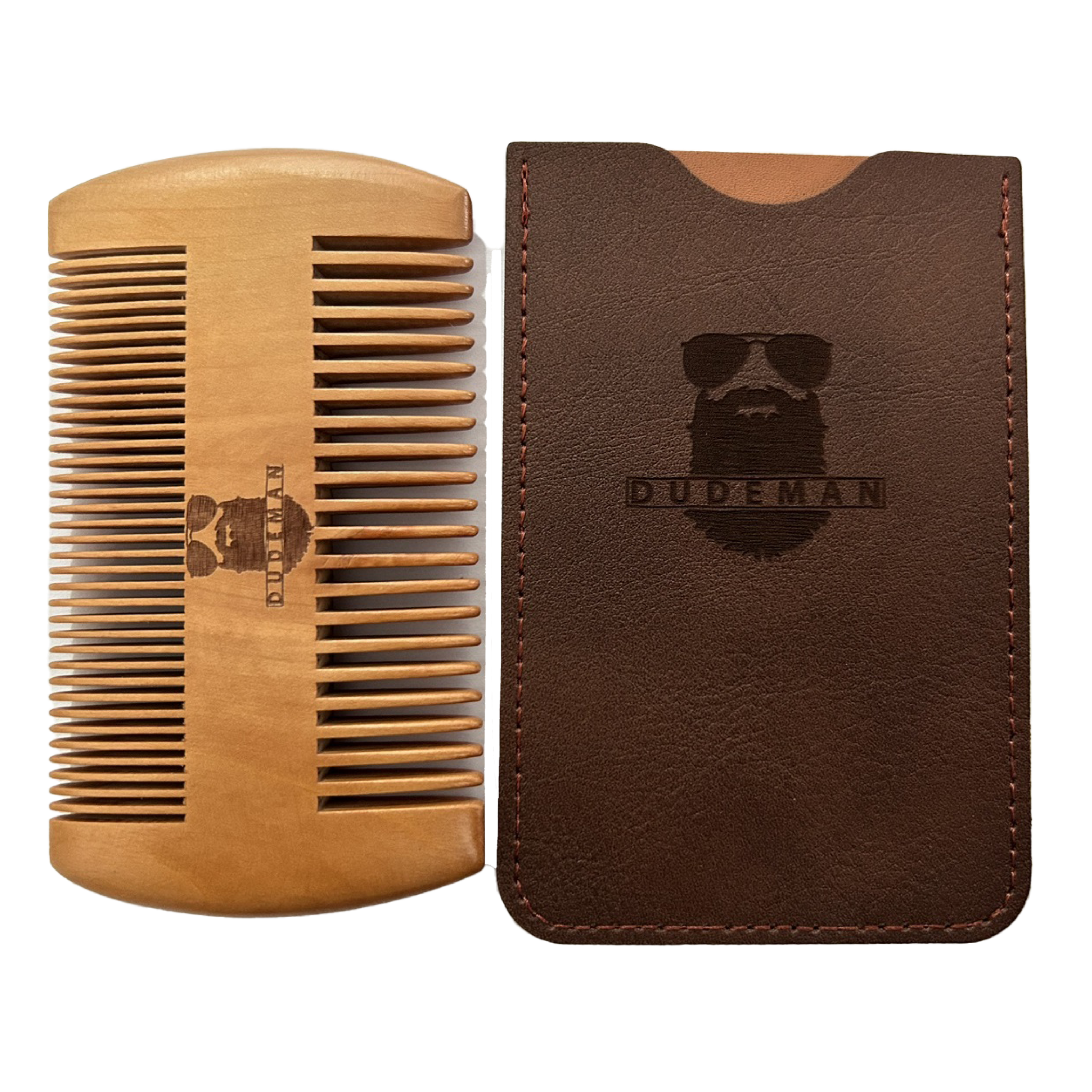 Beard Comb & Leather Case