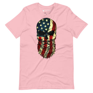 Merica Bearded Skull T